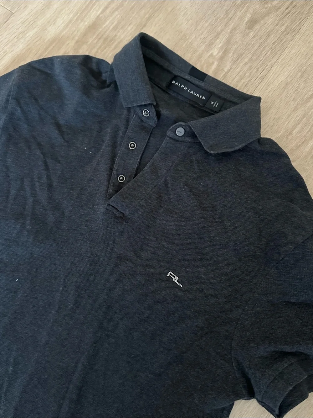 Ralph Lauren Men's Black Polo with Subtle Logo